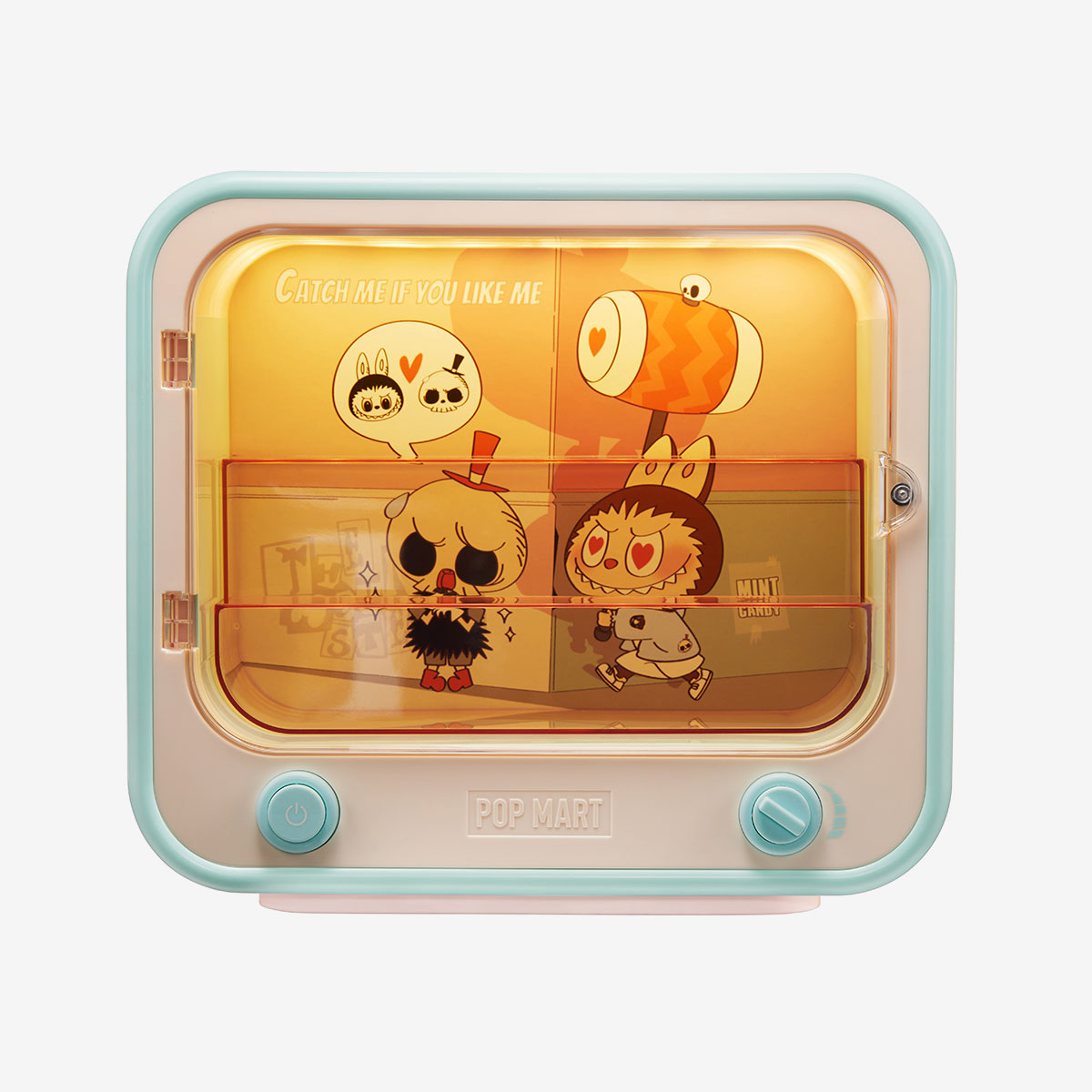 THE MONSTERS Catch Me If You Like Me Series – TV Set Luminous Display Container THE MONSTERS Catch Me If You Like Me Series – TV Set Luminous Display Container