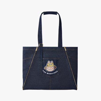 Labubu Denim Apron Bag – THE MONSTERS FALL IN WILD SERIES