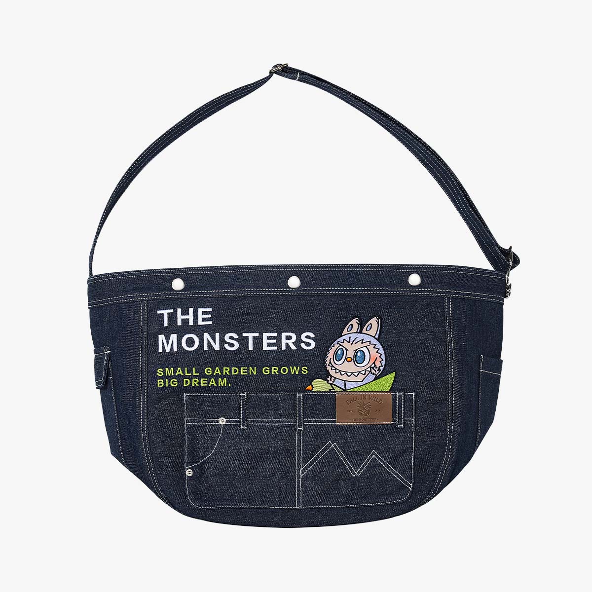 LABUBU Denim Messenger Bag – THE MONSTERS FALL IN WILD SERIES LABUBU Denim Messenger Bag – THE MONSTERS FALL IN WILD SERIES