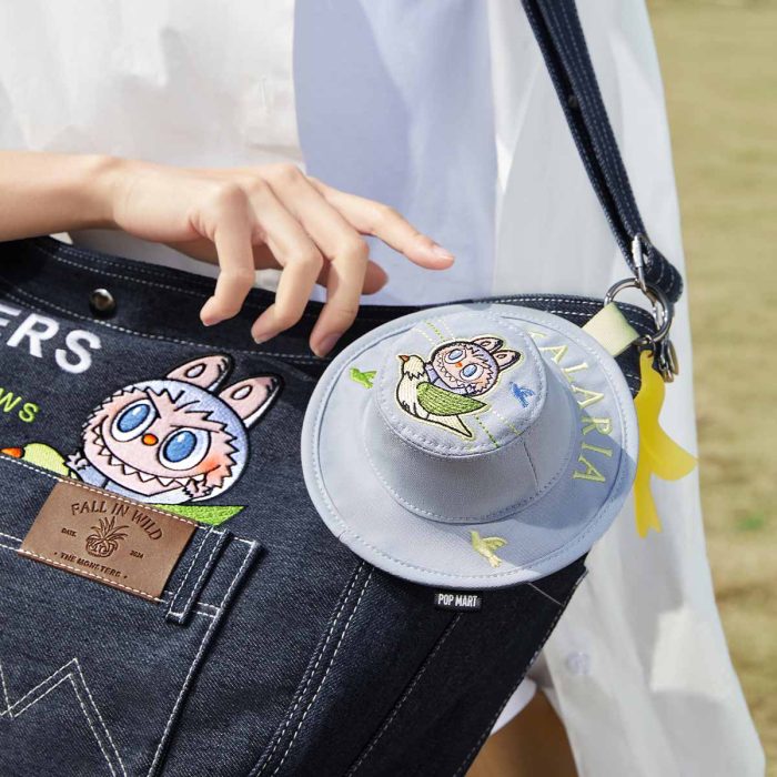 LABUBU Denim Messenger Bag – THE MONSTERS FALL IN WILD SERIES LABUBU Denim Messenger Bag – THE MONSTERS FALL IN WILD SERIES