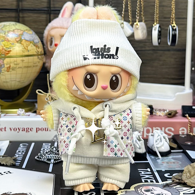 Freshness, Style & Good Vibe White Rainbow Street Labubu Set Freshness, Style & Good Vibe White Rainbow Street Labubu Set