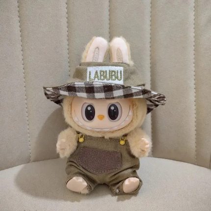 Countryside Vichy Outfit for Labubu Figure