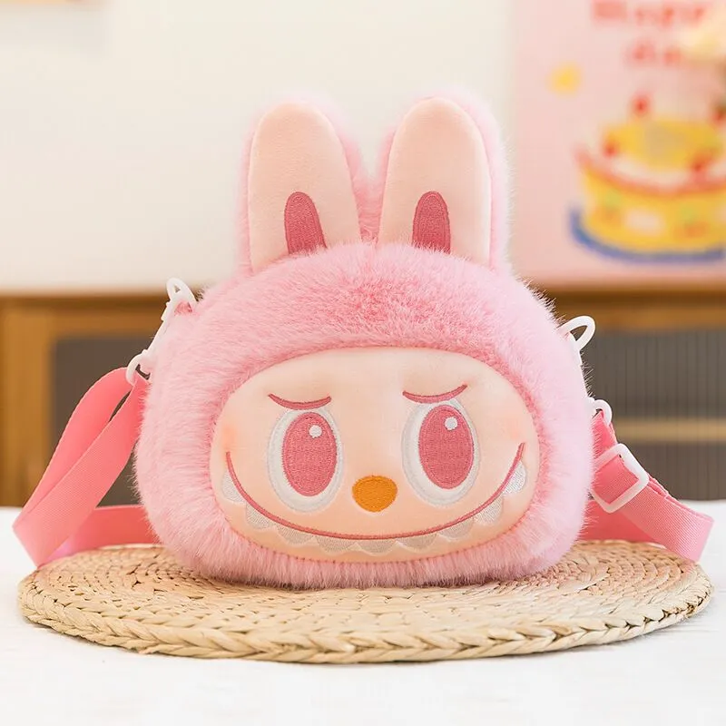 Big Into Energy Series Labubu Plush Shoulder Bag Solid PinkBig Into Energy Series Labubu Plush Shoulder Bag Solid Pink Big Into Energy Series Labubu Plush Shoulder Bag Solid Pink